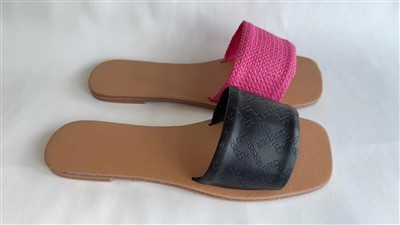 夏のファッションワイドフェイススリッパ